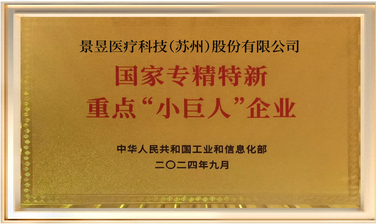 国家专精特新重点“小巨人”企业