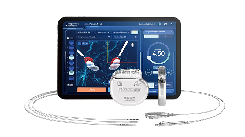 8-Contact Rechargeable Deep Brain Stimulation Syst